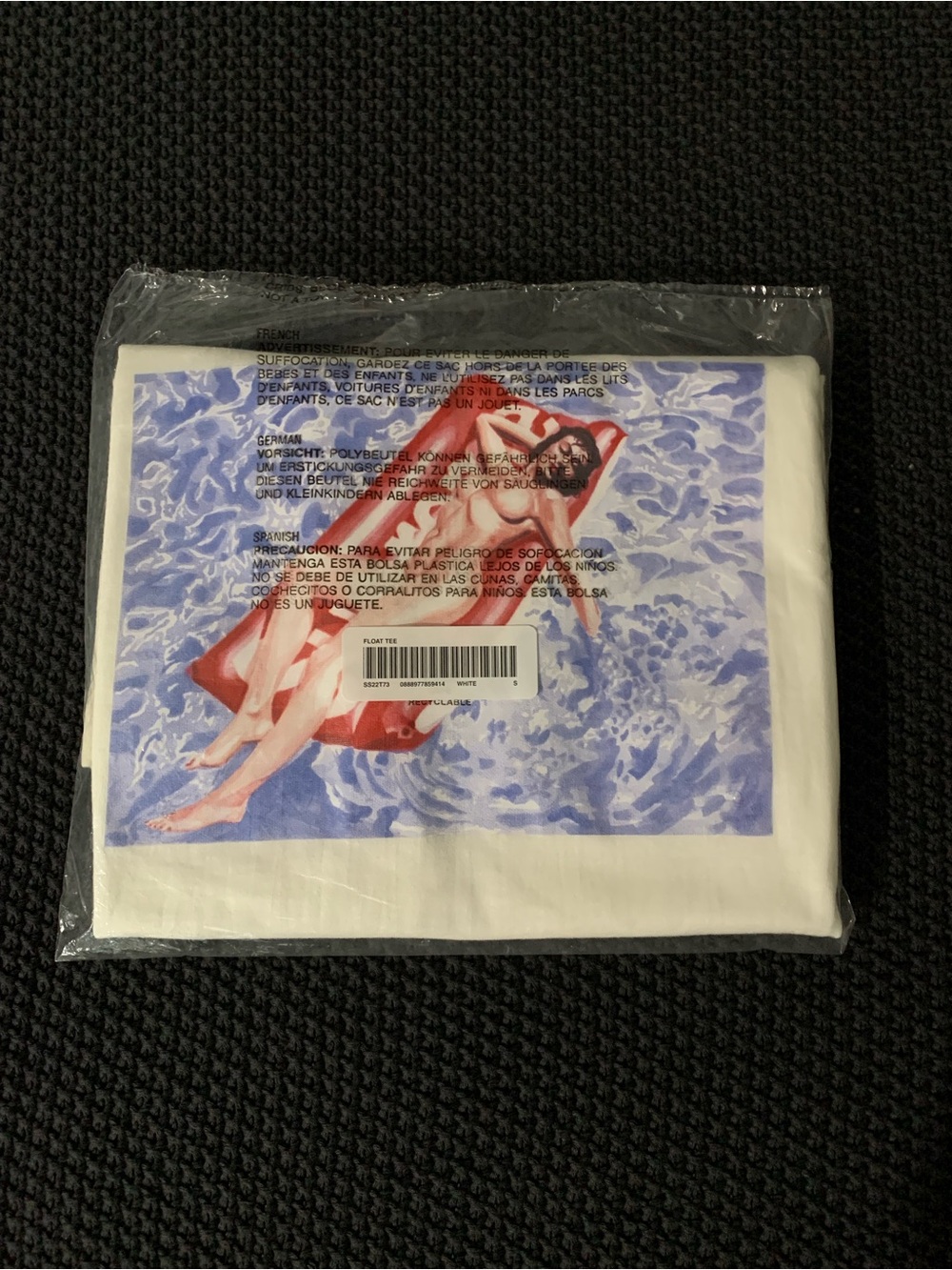 Supreme Float Tee SS22 White